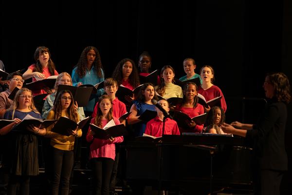 2023 All County Chorus Students Performing